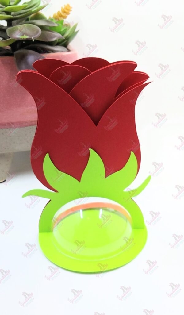 Rose Candy Holder/Dome Digital Cricut SVG-Silhouette Studio - Image 2