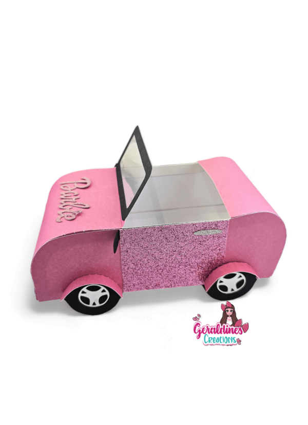 Pink Doll Car Digital File /Svg- Silhouette Studio